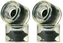 ウィール タイヤ スケボー スケートボード 海外モデル DECK Dregs Longboard Wheels 66MM 81A Clear Race Down...