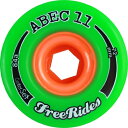 ウィール タイヤ スケボー スケートボード 海外モデル Abec 11 Freeride Centerset 72MM 81A Green Skateboard...