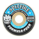 ウィール タイヤ スケボー スケートボード 海外モデル Spitfire Wheels Formula Four Conical Full White w/Bl...