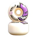 ウィール タイヤ スケボー スケートボード 海外モデル DECK Spitfire Bighead 54mm White W/Purple Skateboard...
