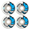 ウィール タイヤ スケボー スケートボード 海外モデル DECK Spitfire Bighead 57mm White W Lt.Blue Skate Whe...