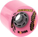 ウィール タイヤ スケボー スケートボード 海外モデル Seismic Speed Vent 73mm 77a Bubblegum Defcon Longboa...