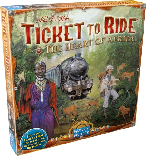 angelica㤨֥ܡɥ Ѹ ꥫ  Ticket to Ride The Heart of Africa Board Game EXPANSION - Train Route Strategy Game, Fun Family Game for Kids & Adults, Ages 8+, 2-5 Players, 30-60 Minute Playtime, Made by Dܡɥ Ѹ ꥫ פβǤʤ17,340ߤˤʤޤ