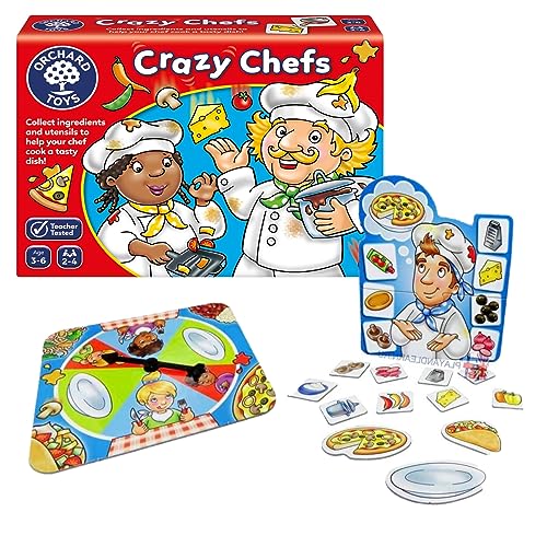 ܡɥ Ѹ ꥫ  Orchard Toys Crazy Chefs Children's Game, Multi, ...