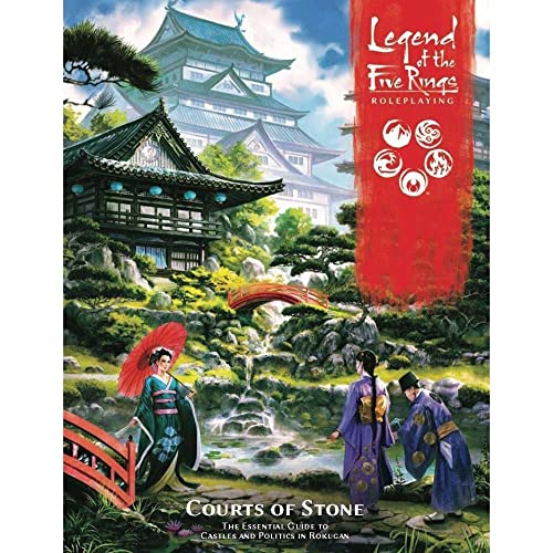 ボードゲーム 英語 アメリカ 海外ゲーム Legend of the Five Rings Roleplaying Game Courts of Stone SOURCEBOOK | Adventure Game | Strategy Game for Adults & Teens | Ages 14+ | 3-5 Players | Avg. Playtime 2 Hours | Maボードゲーム 英語 アメリカ 海外ゲーム