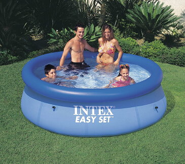 プール ビニールプール ファミリープール オーバルプール 家庭用プール 28110NP 【送料無料】Intex Swimming Pool- Easy Set, 8ft.x30in.プール ビニールプール ファミリープール オーバルプール 家庭用プール 28110NP