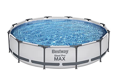 プール ビニールプール ファミリープール オーバルプール 家庭用プール 56061US Bestway Steel Pro MAX 12 Foot x 30 Inch Round Metal Frame Above Ground Outdoor Backyard Swimming Pooプール ビニールプール ファミリープール オーバルプール 家庭用プール 56061US