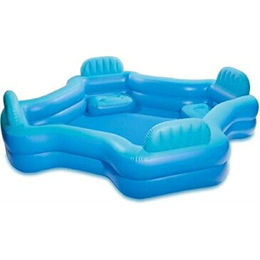 プール ビニールプール ファミリープール オーバルプール 家庭用プール 【送料無料】Intex Relax And Keep Cool 57191WL Swim Center Family Lounge Pool, Holds 221 Gallons Water, Blueプール ビニールプール ファミリープール オーバルプール 家庭用プール