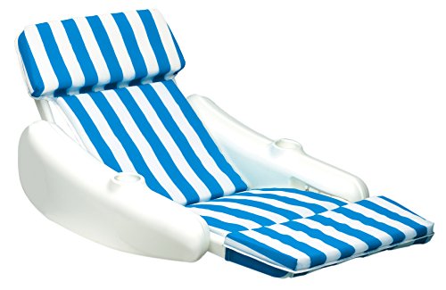 ե ס ͷ ⤭ NT140 SWIMLINE ORIGINAL Sunchaser Padded Luxury Lounge Chair Pool Float | Molded Frame &Pontoon Design | Pool Floats Adult | Pool Lounger | Pool Accessories | Pool Chairs and Lounges ե ס ͷ ⤭ NT140