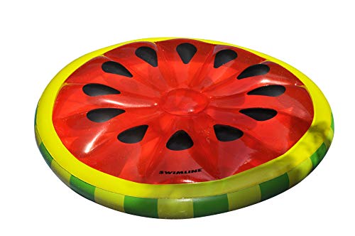 フロート プール 水遊び 浮き輪 90544 Swimline Watermelon Slice Floating Pool Island Red/Green 60 039 039 Diameterフロート プール 水遊び 浮き輪 90544