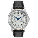 腕時計 シチズン 逆輸入 海外モデル 海外限定 AO9000-06B Citizen Men's Eco-Drive Corso Classic Watch in Stainless Steel with Black Leather Strap, Ivory Dial, 42mm (Model: AO9000-06B)腕時計 シチズン 逆輸入 海外モデル 海外限定 AO9000-06B(2)