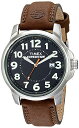 rv ^CbNX Y T44921PF Timex Men's T44921 Expedition Metal Field Brown Leather Strap Watchrv ^CbNX Y T44921PF