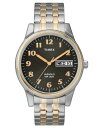 rv ^CbNX Y T26481UM Timex Watch, Men's Two-Tone Stainless Steel Expansion Band T26481UMrv ^CbNX Y T26481UM