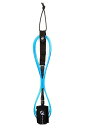 サーフィン リーシュコード マリンスポーツ Creatures of Leisure ICON Shortboard Leash - 7 FT - Blue Blackサーフィン リーシュコード マリンスポーツ