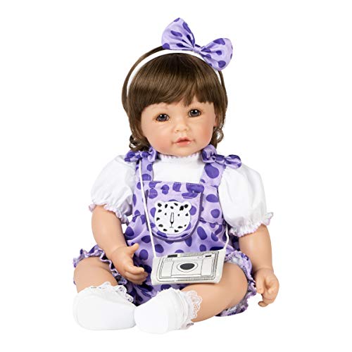 アドラ 赤ちゃん人形 ベビー人形 リアル Adora Realistic Baby Doll Cheetah Girl Toddler Doll - 20 inch, Soft CuddleMe Vinyl, Dark Brown Hair, Brown eyesアドラ 赤ちゃん人形 ベビー人形 リアル