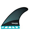 サーフィン フィン マリンスポーツ Futures R4 Legacy Thruster Fin Set Teal/Blackサーフィン フィン マリンスポーツ