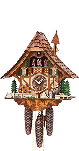 å ƥꥢ ɳݤ ǥ ꥫ ISDD Cuckoo Clock Black Forest house with moving girl and mill wheel KA 3727/8 EXå ƥꥢ ɳݤ ǥ ꥫ