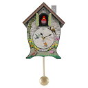 カッコー時計 インテリア 壁掛け時計 海外モデル アメリカ Mark Feldstein Garden Cottage Singing Cardinal Tab...