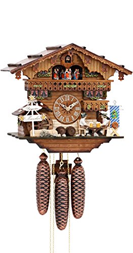 å ƥꥢ ɳݤ ǥ ꥫ ISDD Cuckoo Clock Black Forest house with moving beer drinkers and mill wheelå ƥꥢ ɳݤ ǥ ꥫ