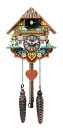 カッコー時計 インテリア 壁掛け時計 海外モデル アメリカ River City Clocks Musical Multi-Colored Quartz Cuc...