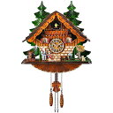 カッコー時計 インテリア 壁掛け時計 海外モデル アメリカ Kintrot Cuckoo Clock Traditional Chalet Black Fore...