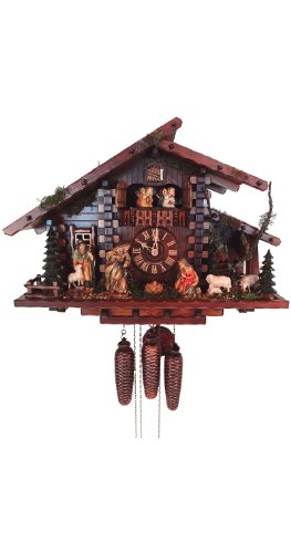 カッコー時計 インテリア 壁掛け時計 海外モデル アメリカ August Schwer Cuckoo Clock Christmas Clockカッコー時計 インテリア 壁掛け時計 海外モデル アメリカ