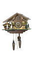 カッコー時計 インテリア 壁掛け時計 海外モデル アメリカ Trenkle Quartz Cuckoo Clock Swiss House with Weather House TU 415 Qカッコー時計 インテリア 壁掛け時計 海外モデル アメリカ