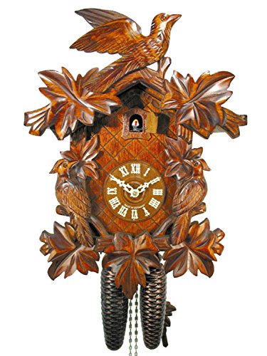 å ƥꥢ ɳݤ ǥ ꥫ Original German Cuckoo-Clock (Certified), Mechanical 8-Day Movement with 3 Birds and 7 Leaves, coo-coo Clocks from The Black-Forest, Germanyå ƥꥢ ɳݤ ǥ ꥫ