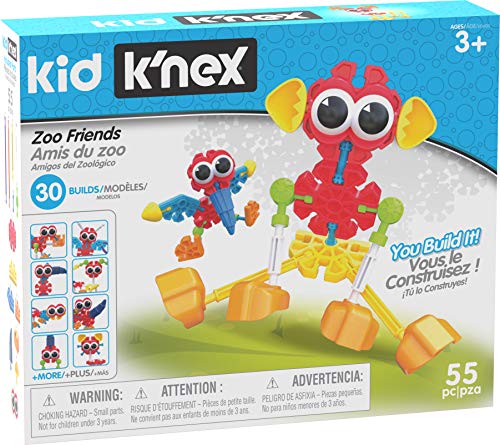 PlbNX mߋ pY ubN KID KfNEX ? Zoo Friends Building Set ? 55 Pieces ? Ages 3 and Up ? Preschool Educational Toy (Amazon Exclusive)PlbNX mߋ pY ubN