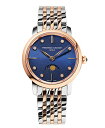 rv tfbNRX^g fB[X Frederique Constant Slimline Moon Phase Diamond Blue Dial Ladies Watch FC-206ND1S2Brv tfbNRX^g fB[X