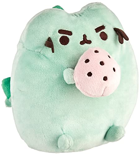 Kh GUND ʂ A b GUND Pusheenosaurus Standing with Egg Plush Stuffed Dinosaur, Green, 6