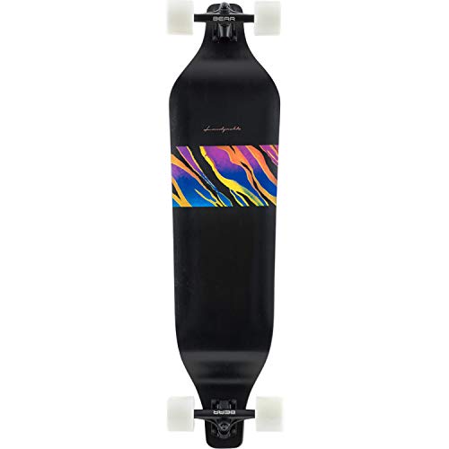 ɥå 󥰥ȥܡ ܡ ǥ ꥫľ͢ Landyachtz Evo 40 Spectrum Black Longboard Complete Skateboard - 9.8