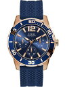 rv QX GUESS Y GUESS W1250G2 Rose Gold/Blue One Sizerv QX GUESS Y