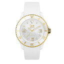 腕時計 アイスウォッチ レディース かわいい Ice-Watch Women's Crystal 017247 White Silicone Quartz Fashion Watch腕時計 アイスウォッチ レディース かわいい その1