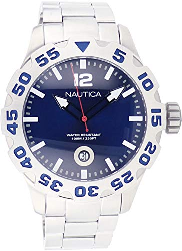 楽天angelica腕時計 ノーティカ メンズ Nautica Steel Bracelet Marine Blue Dial Men's Watch #N17569G腕時計 ノーティカ メンズ