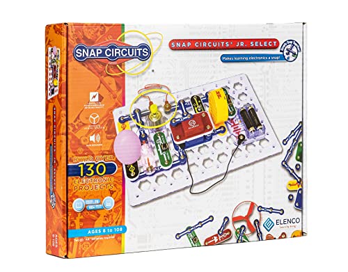 エレンコ ロボット 電子工作 知育玩具 パズル SC130 Snap Circuits Jr. Select SC-130 Electronics Exploration Kit Over 130 Projects Full Color Project Manual 30 Parts STEM Educational Toys for Kidsエレンコ ロボット 電子工作 知育玩具 パズル SC130