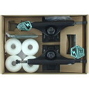 トラック スケボー スケートボード 海外モデル 直輸入 INDUSTRIAL COMP-PK 5.25 BLK/BLK W/WHT 52mm Wheels Se...