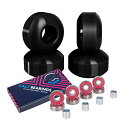ウィール タイヤ スケボー スケートボード 海外モデル Cal 7 52mm Skateboard Wheels with Bearings (Black)ウィ...