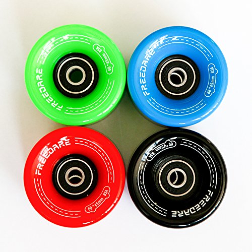 商品情報 商品名ウィール タイヤ スケボー スケートボード 海外モデル FREEDARE Skateboard Wheels 60mm 83a with Bearings and Spacers Cruiser Wheels (Black,Pack of 4)ウィール タイヤ スケボー スケートボード 海外モデル 商品名（英語）FREEDARE Skateboard Wheels 60mm 83a with Bearings and Spacers Cruiser Wheels (Black,Pack of 4) 商品名（翻訳）FREEDARE スケートボードホイール 60mm 83a ベアリングとスペーサー付きクルーザーホイール (ブラック、4個入り) 型番FHL-604501 海外サイズDimensions:60mm;Hardness:83a ブランドFREEDARE 商品説明（自動翻訳）これが合うことを確認してください あなたのモデル番号を入力することによって。 車輪サイズ：60mmの直径×45mmの幅;デュロメーター数：83Aポリウレタン車輪。 4つのwheels.ThereのセットはABEC-7高炭素鋼ベアリングとスペーサーが同梱されています。そして、それは車上にインストールされました。 彼らがかなり滑らかによろよろ歩きます。そして、通りスケートのために非常に耐久性があって、スケート・パーク地形でとても滑らかです。 これらの車輪はboard.Theyが巡航するのに良いペニーに絶好です、そして、多くの初期の通りtricks.Theyはスムーズなコンクリートまたはアスファルトの上でうまくやることもできます。 精巧な包装があります、そして、デザインは板を冷たくしておきます。それは、贈り物によりよいです。 あなたはベアリングを含んですでに組み立てられる4つの車輪を受け取ります、そして、鋼を運んでいるspacers60mmスケートボード車輪83aは先に油をさされます、そして、演奏（クルージングのためのit窶冱多くの努力）が旋回するとき、他、鋼が速度で非常によりよくある油をさされた関係とdurabilityTheyと比較して、耐久性と涼しさはあります、しかし、彼らはあまりに背が高くて、あまりに広くより小さな板とtricksTheyのためにスムーズな乗馬車輪です、そして、安価であるが、大きなqualityThe車輪は設置するのが簡単です（車軸の車輪が普通の車輪を好む通りの単に場所）。 関連キーワードウィール,タイヤ,スケボー,スケートボード,海外モデル,直輸入このようなギフトシーンにオススメです。プレゼント お誕生日 クリスマスプレゼント バレンタインデー ホワイトデー 贈り物