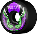 ウィール タイヤ スケボー スケートボード 海外モデル Powell Peralta Bombers 60mm 85A Black Skateboard Whe...