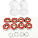 ウィール タイヤ スケボー スケートボード 海外モデル Raysell Set of 4 52mm 83A Blank Sport Street Skatebo...