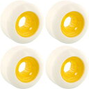 ウィール タイヤ スケボー スケートボード 海外モデル Powerflex Skateboards Rock Candy White/Clear Yellow ...