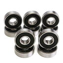 xAO XP{[ XP[g{[h COf A 608-2RS Ball Bearing(10PCS) - Double Rubber Sealed Miniature Deep Groove Ball Bearings for Motor,Skateboards, Inline Skates, Scooters (8mm x 22mxAO XP{[ XP[g{[h COf A