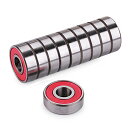 ベアリング スケボー スケートボード 海外モデル 直輸入 Z-FIRST Precision 608 RS ABEC 9 Bearings for Scoote...