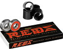 ベアリング スケボー スケートボード 海外モデル 直輸入 Bones Reds Skateboard Bearings + 4pcs Bearing Space...