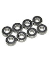 ベアリング スケボー スケートボード 海外モデル 直輸入 Andale ABEC 7 Bearing Skateboard Accessories,Black,...