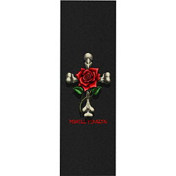 デッキテープ グリップテープ スケボー スケートボード 海外モデル Powell Peralta Skateboard Griptape Rose Cross 10.5" x 33" Grip Sheetデッキテープ グリップテープ スケボー スケートボード 海外モデル