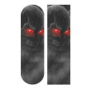 デッキテープ グリップテープ スケボー スケートボード 海外モデル Black Skeleton Red Eyes Skateboard Grip Tape Skull Scooter Griptape Deck Sandpaper Longboard Sheet Sticker 9 x 33 デッキテープ グリップテープ スケボー スケートボード 海外モデル