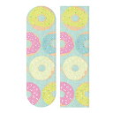 デッキテープ グリップテープ スケボー スケートボード 海外モデル Multicolored Pattern with Sweet Donuts Skateboard Grip Tape Sheet Scooter Deck Sand Paper 9