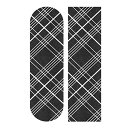 デッキテープ グリップテープ スケボー スケートボード 海外モデル YYZZH Black and White Plaid Tartan Geometric Print Skateboard Grip Tape 9